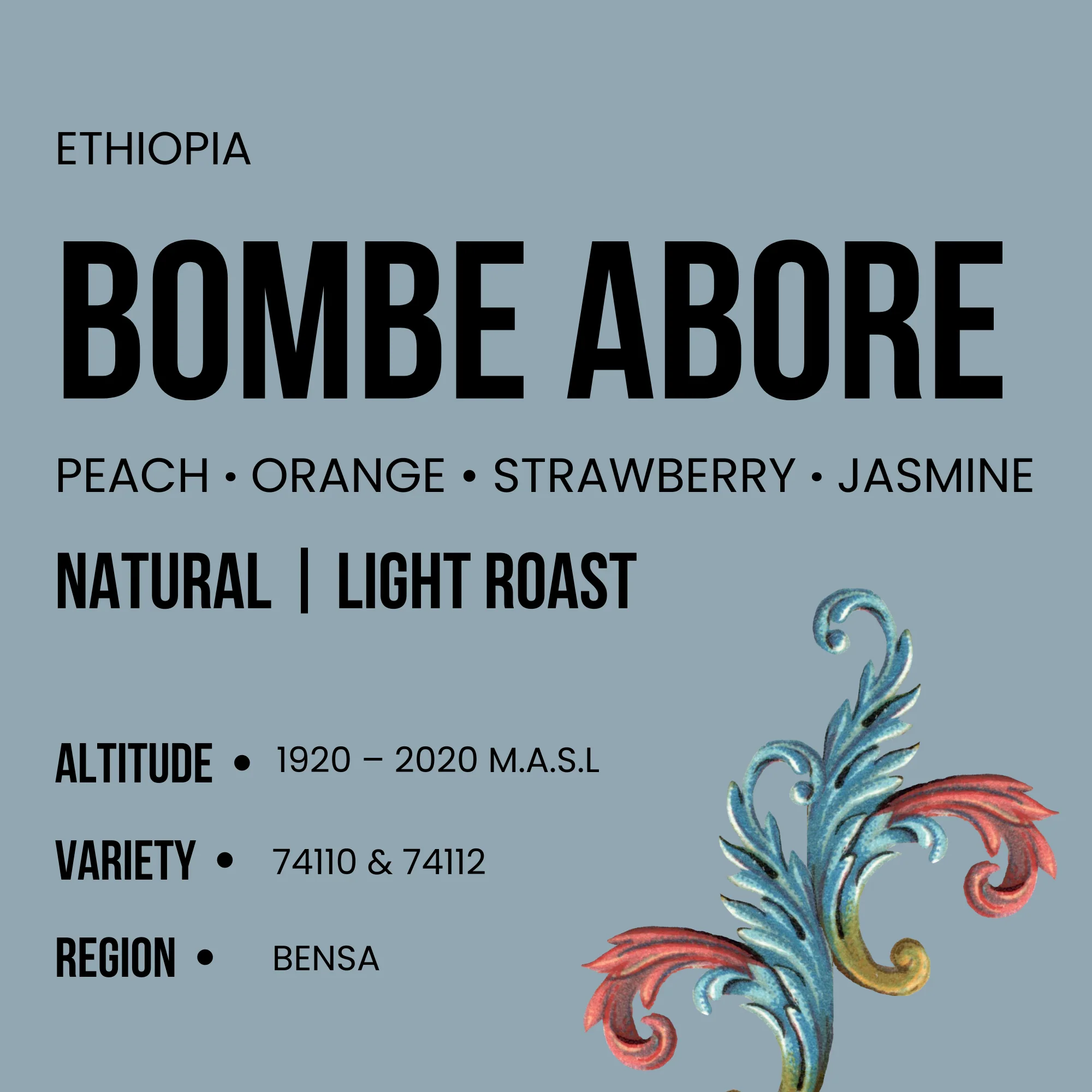 Ethiopia Bombe Abore - Light Roast - Image 2