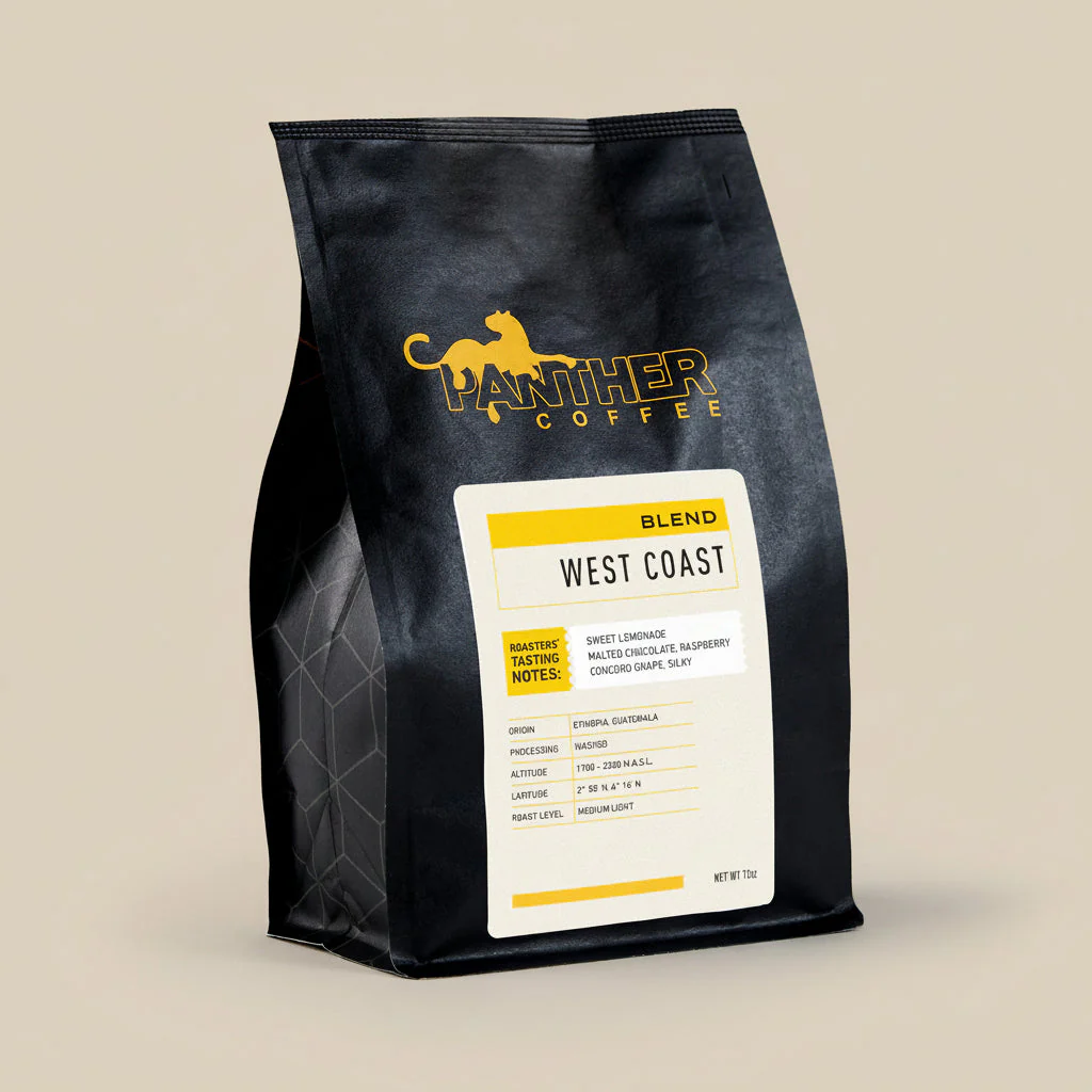 WEST COAST ESPRESSO - Panther Coffee Blend ··· (USDA ORGANIC) ···